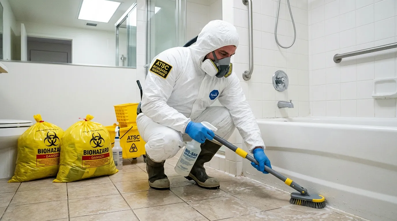 Decontamination equipment deployed for Blood Cleanup in Grimes